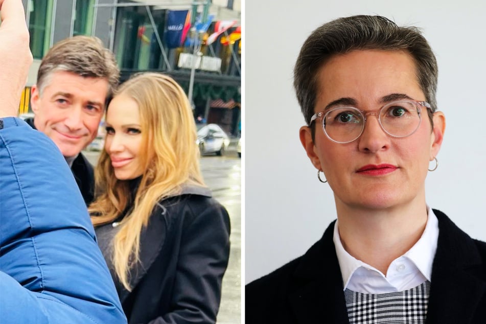 Links: FDP-Bundestagsabgeordnete Hagen Reinhold (44) und Ex-Pornostar Annina Ucatis-Semmelhaack (43). Rechts: Juristin Karoline Preisler (51), Reinholds Ex-Freundin.