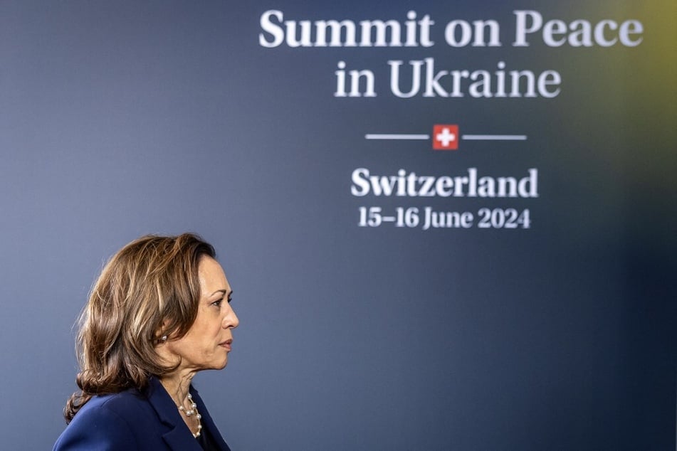 US-Vizepräsidentin Kamala Harris (59) nimmt an der Ukraine-Friedenskonferenz in der Schweiz teil.