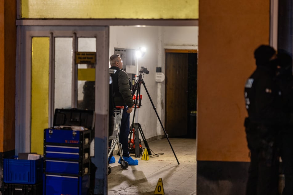 Die Polizei sicherte Spuren vor Ort.