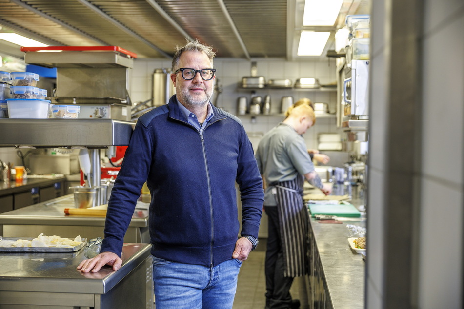 Mit einem Stern wurde Stefan Hermann (53) in seinem Ex-Restaurant "bean &amp; beluga" (bis 2019) geadelt.