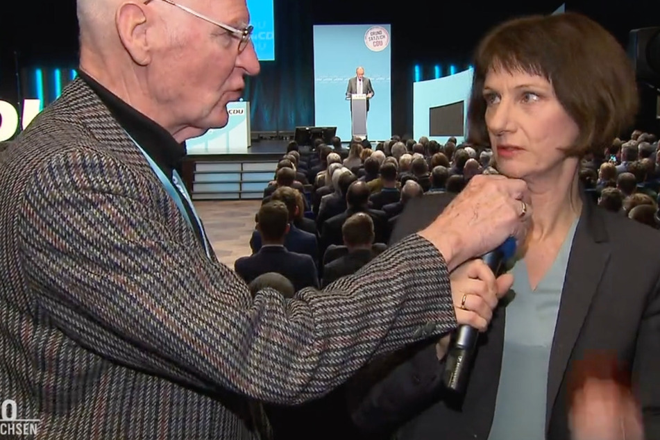 CDU-Mann greift NDR-Reporterin während Live-Schalte ins Mikro
