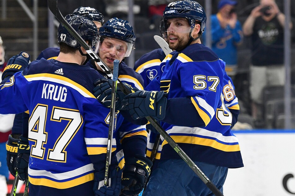 The St. Louis Blues staged a third-period comeback to move closer to a potential playoff spot on Wednesday night