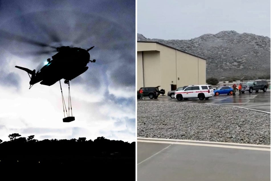 Five US Marines were confirmed dead after their CH-53E Super Stallion helicopter crashed in the mountains outside San Diego on Tuesday.