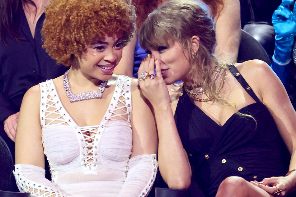 Taylor Swift (r.) and Ice Spice debuted their Karma collaboration last May.