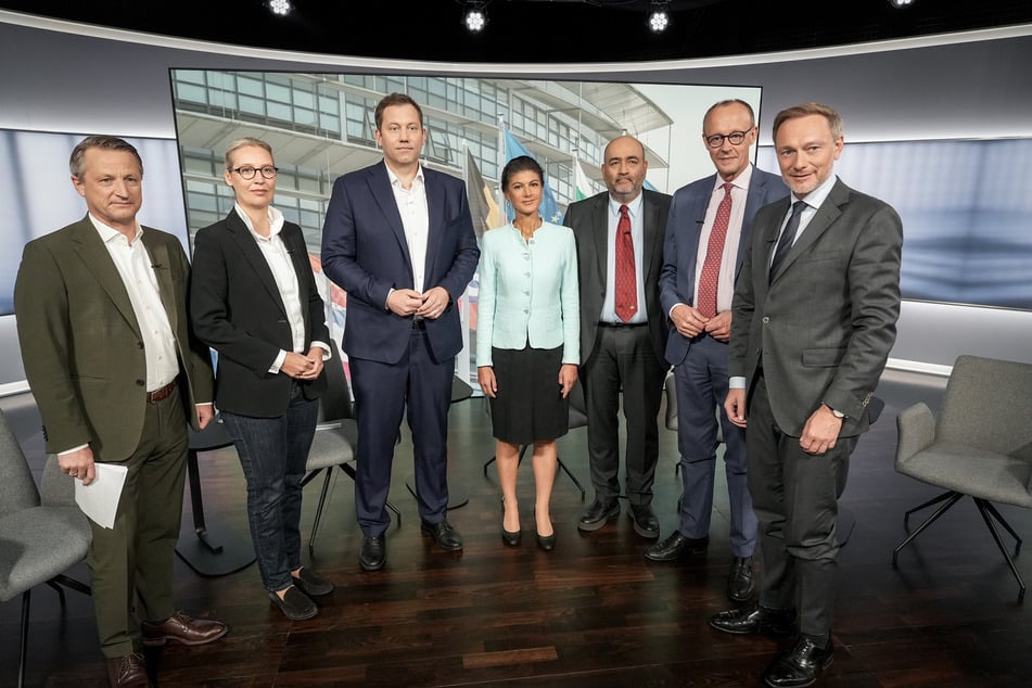 Bei der Elefantenrunde auf RTL/ntv diskutierten alle großen Parteichefs miteinander.