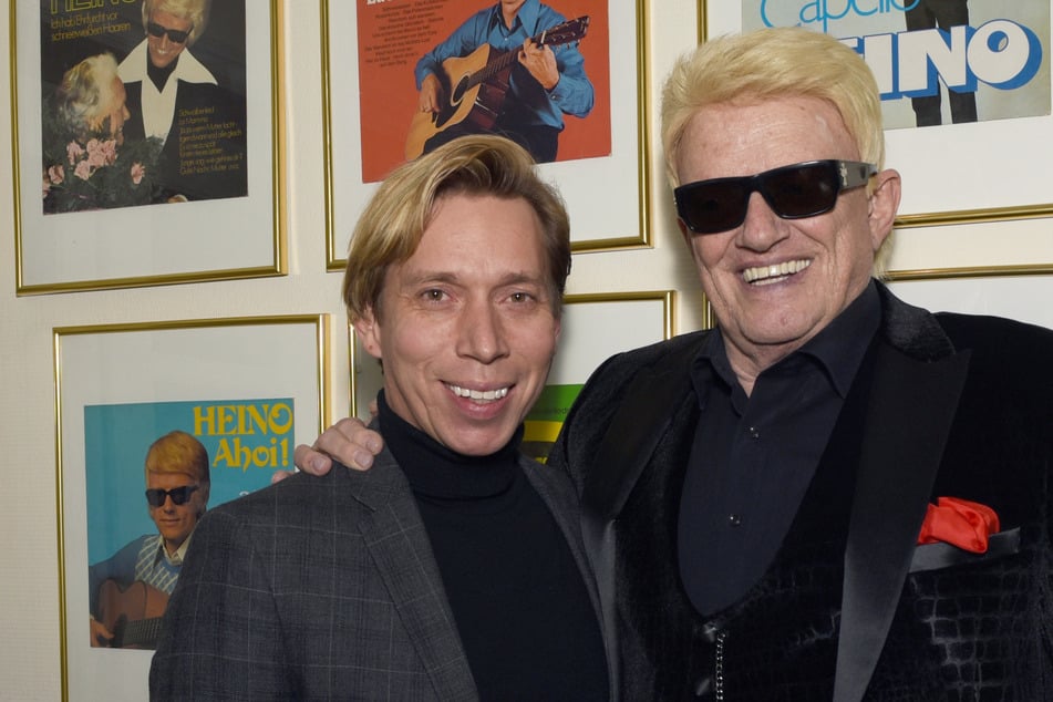 Helmut Werner (42, l.) und Heino (87) sind nicht nur geschäftlich, sondern auch freundschaftlich verbunden.