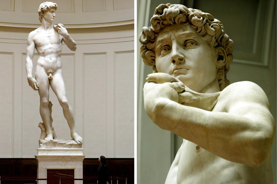 Michelangelo's David statue was sculpted between 1501 and 1504.
