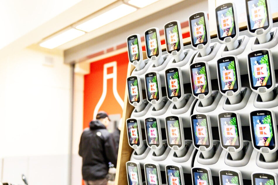 Mit dem Kaufland-Handscanner geht das Bezahlen ruck zuck.
