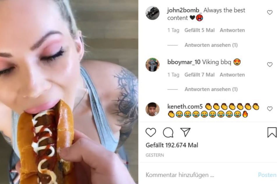 Verdammt heiß: der Hot Dog...