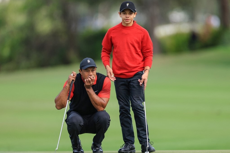 Tiger Woods (l) and his son, Charlie, will compete in the parent-child event for the fourth consecutive year.