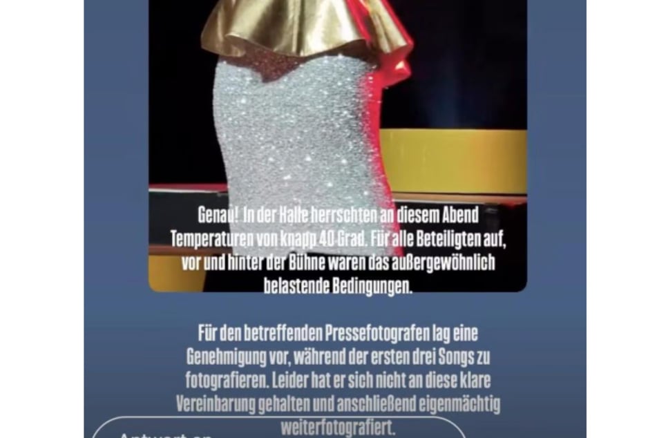 Angeblich habe sich der betreffende Pressefotograf nicht an die Vereinbarung gehalten.