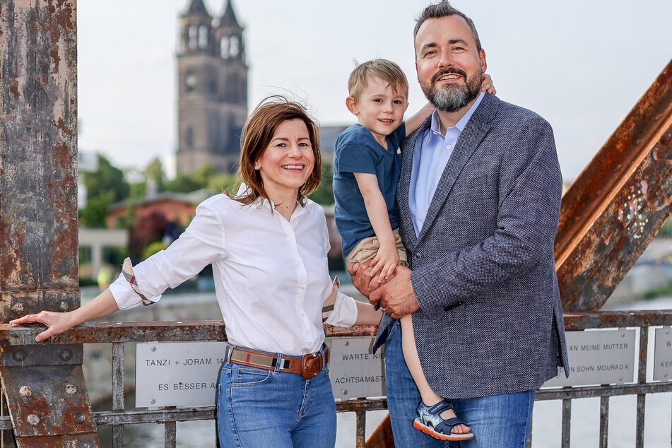 Martina und Sebastian Schenk sind als Fachkräfte nach Magdeburg gekommen und haben eine neue Heimat gefunden.