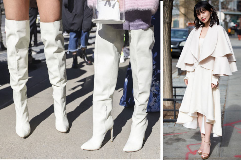 As the old fashion rule says: wearing white before Memorial Day is a no-go!