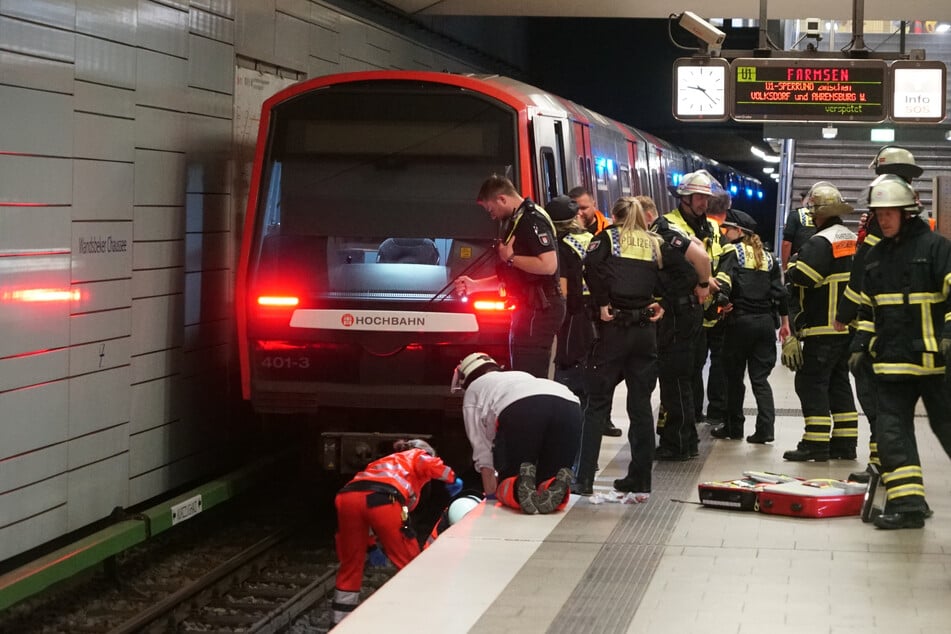 Am Bahnhof Wandsbeker Chaussee kam es am Freitag gegen 9 Uhr zu einem schweren Unfall.