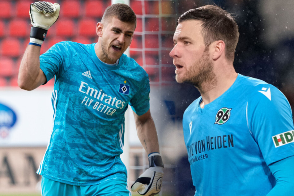 Julian Pollersbeck (l) und Michael Esser werden beim 1. FC Union gehandelt.