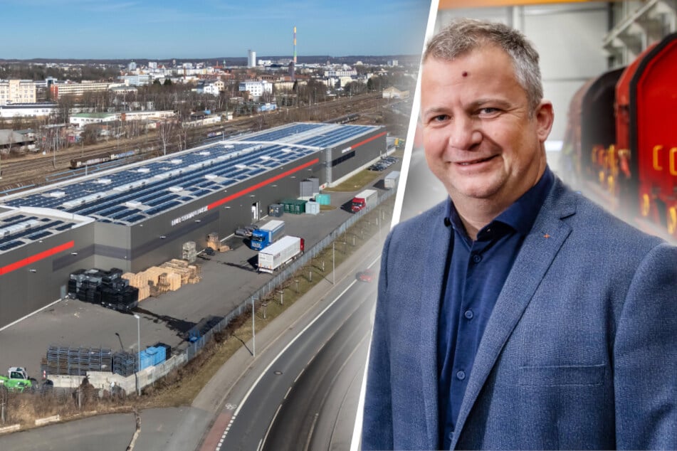 Chemnitz: Jetzt auch per E-Lok erreichbar: Güter-Umschlagplatz in Chemnitz wird immer grüner