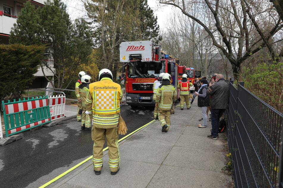 Auch in Gorbitz kam es zu einem Brandeinsatz.