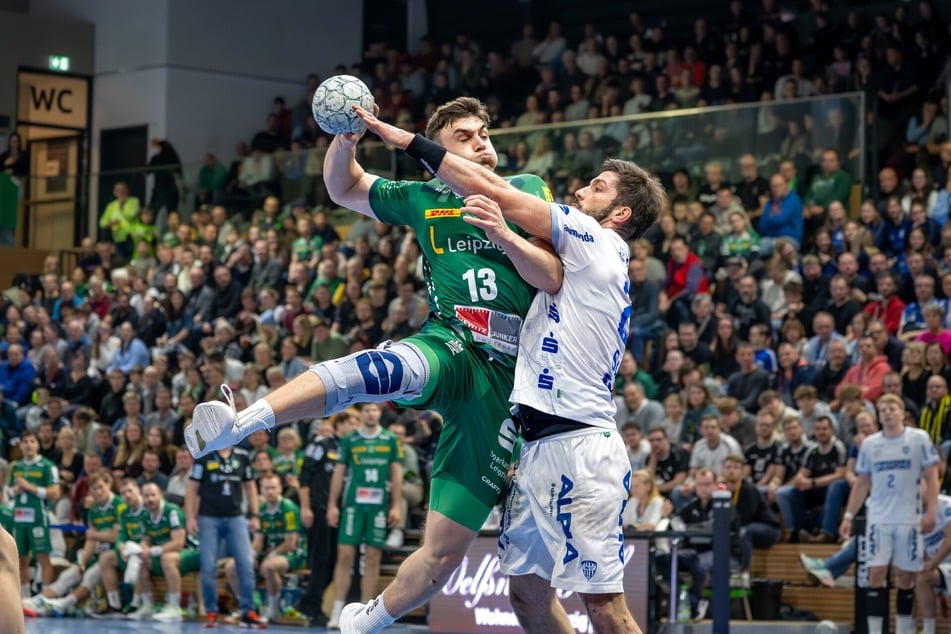 Im Hinspiel unterlag Leipzig dem TBV mit 29:34. (Archiv)
