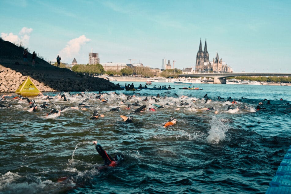 Rund 4000 Athleten gehen beim Köln Triathlon am Sonntag an den Start.
