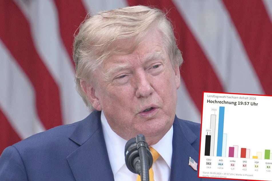 Donald Trump: Wie der US-Präsident die Wahl in Sachsen-Anhalt zur Kenntnis nimmt