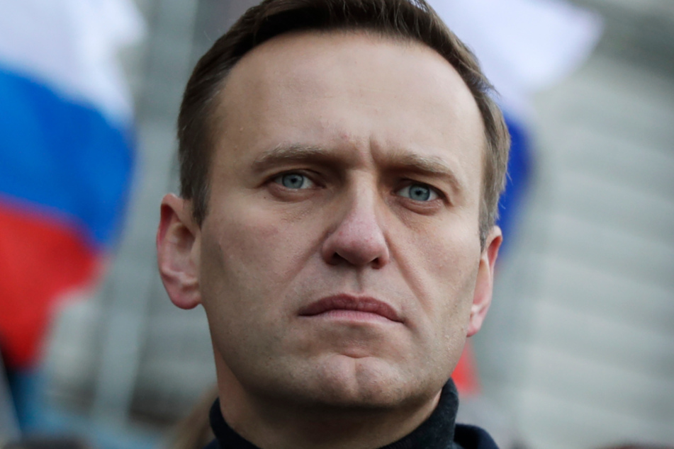 Moskau: Alexej Nawalny (44), Oppositionsführer aus Russland, bei einem Gedenkmarsch für den Kreml-Kritiker Nemzow im Februar 2020.