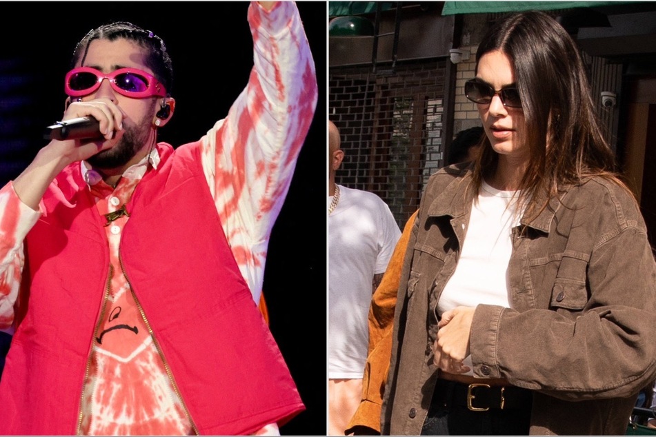 Kendall Jenner (r.) and Bad Bunny ushered in the fall with on par fashion for their recent date night.