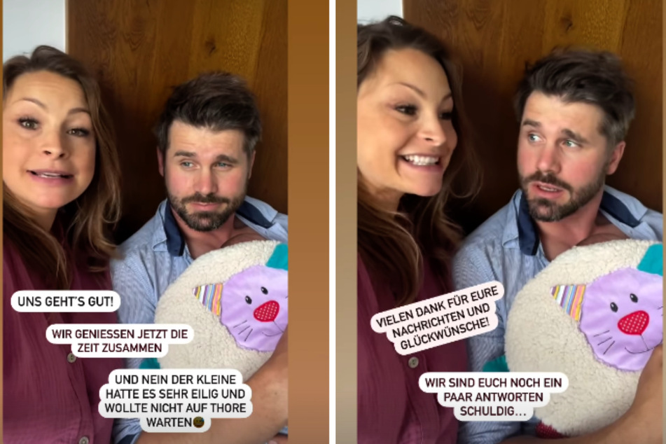 Thore Schölermann (39) und seine Frau Jana (37) verrieten auf Instagram, dass der Moderator die Geburt seines Sohnes verpasst habe.