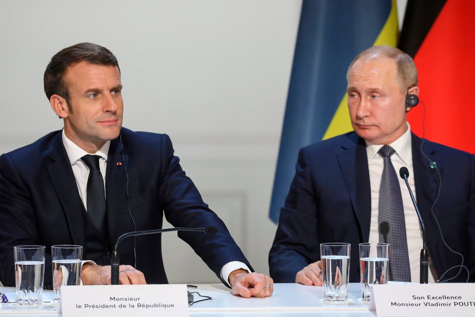 Frankreichs Präsident Emmanuel Macron (47) und Kremlchef Wladimir Putin (72) haben sich seit Jahren nicht mehr persönlich gesehen. (Archivbild)