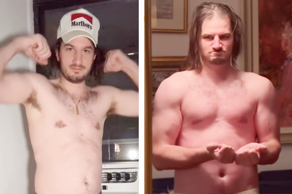 Der 31-Jährige versucht sich ohne Sport, dafür aber mit Alkohol und Medikamenten in Form zu kriegen.