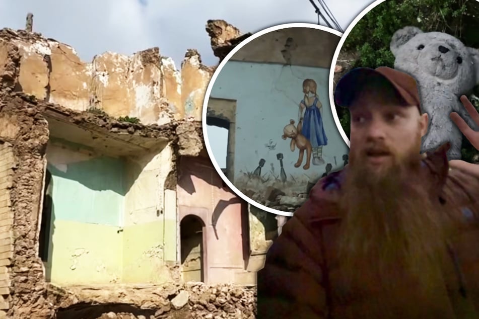 Leipzig: Körper, Waffen, Spielzeug: Leipziger Extrem-Wanderer macht auf Kriegsauswirkungen aufmerksam