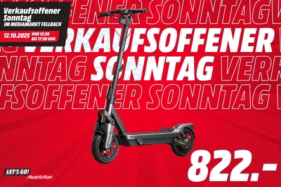 Segway-E-Scooter für 822 Euro.