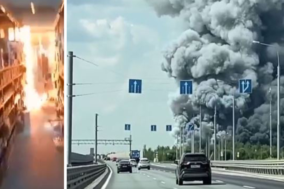 Großbrand in Moskau: Internethändler brennt komplett nieder!