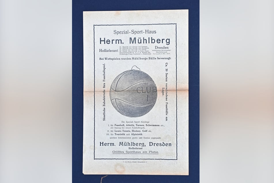 Die Rückseite des Heftes war schon vor 115 Jahren den Geldgebern vorbehalten, in dem Fall dem Hoflieferanten Mühlberg.