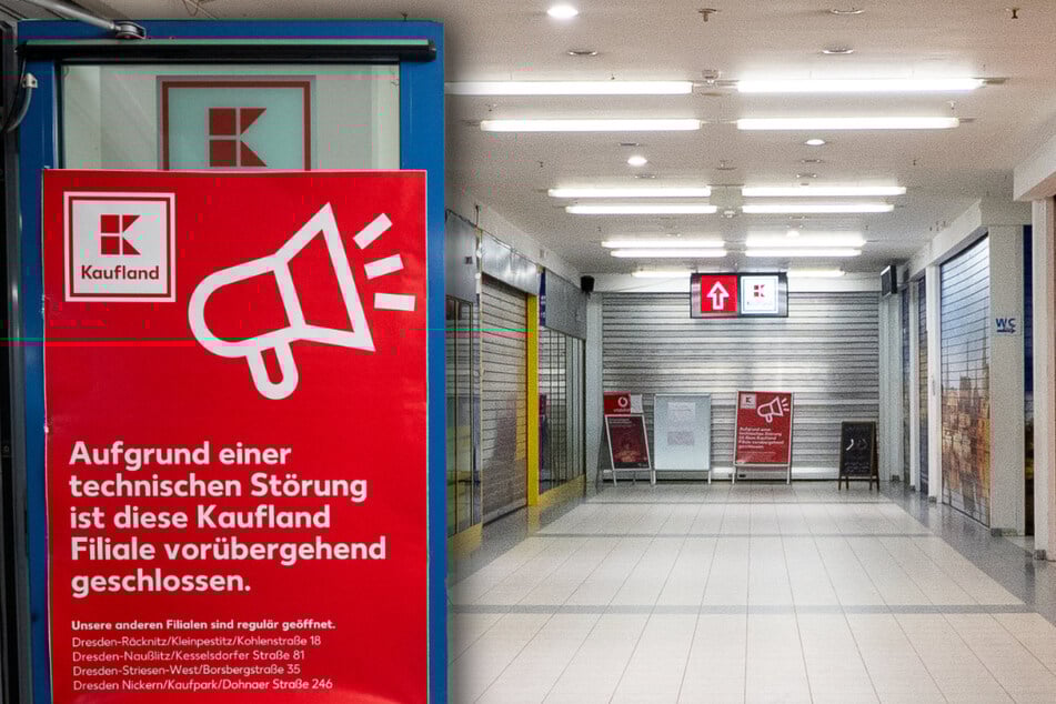 Dresden: Erste Prognose: So lange bleibt Dresdner Kaufland-Filiale nach Unfall noch geschlossen