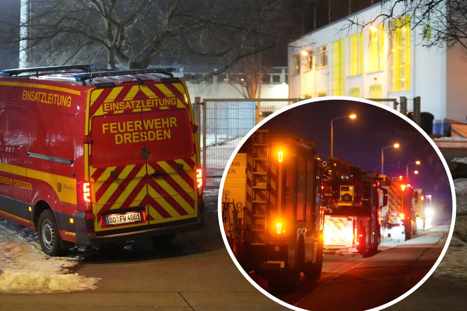 Dresden: Feuerwehreinsatz am Sportpark Ostra: Was war da los?