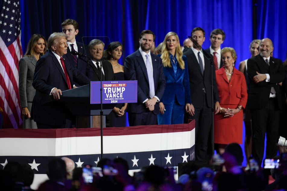 Donald Trump (78) erklärte sich zum Wahlsieger.