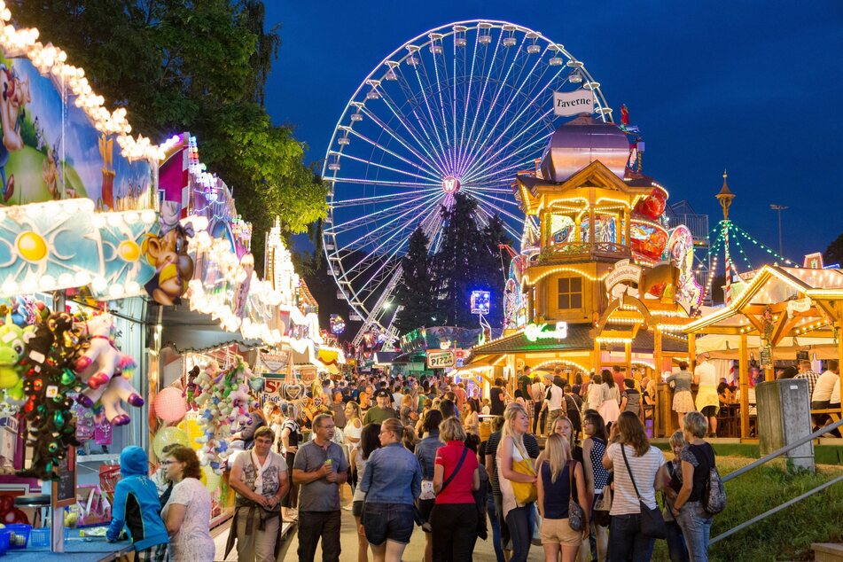 Am 12. Juni wäre die Jubiläums-Kät in Annaberg gestartet. Doch das größte Volksfest Sachsens musste coronabedingt abgesagt werden (Archivbild).
