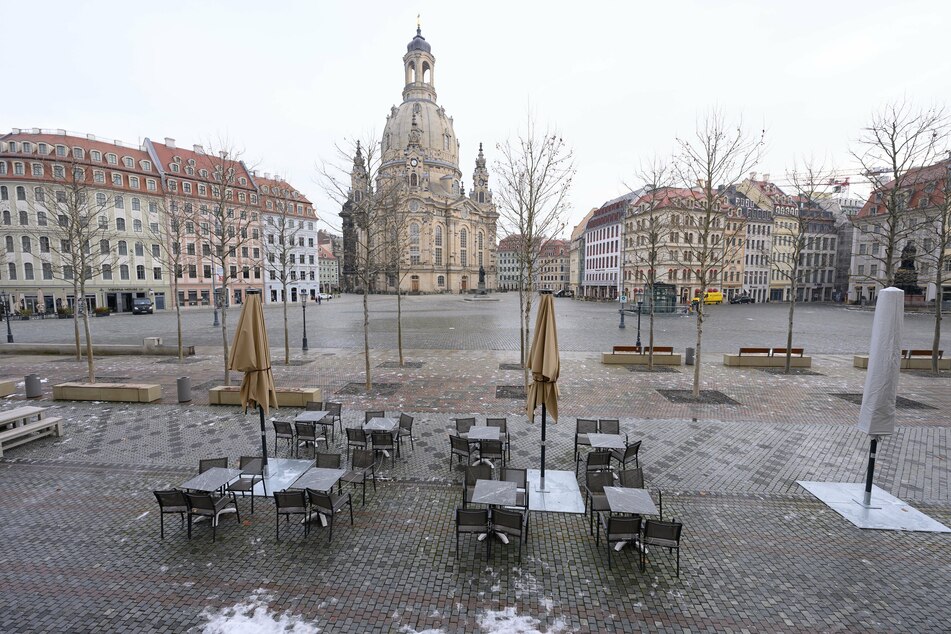 Viel los ist in Dresden derzeit nicht, das sorgt aber dafür, dass die Corona-Zahlen weiter fallen.