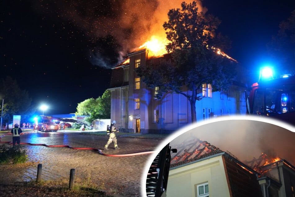 Feuer in Bautzen: Mehrfamilienhaus nach lautem Knall in Flammen!