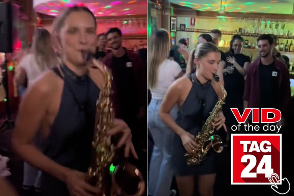 Today's Viral Video of the Day features a girl who proved she had major "rizz" while stealing the show at a bar.