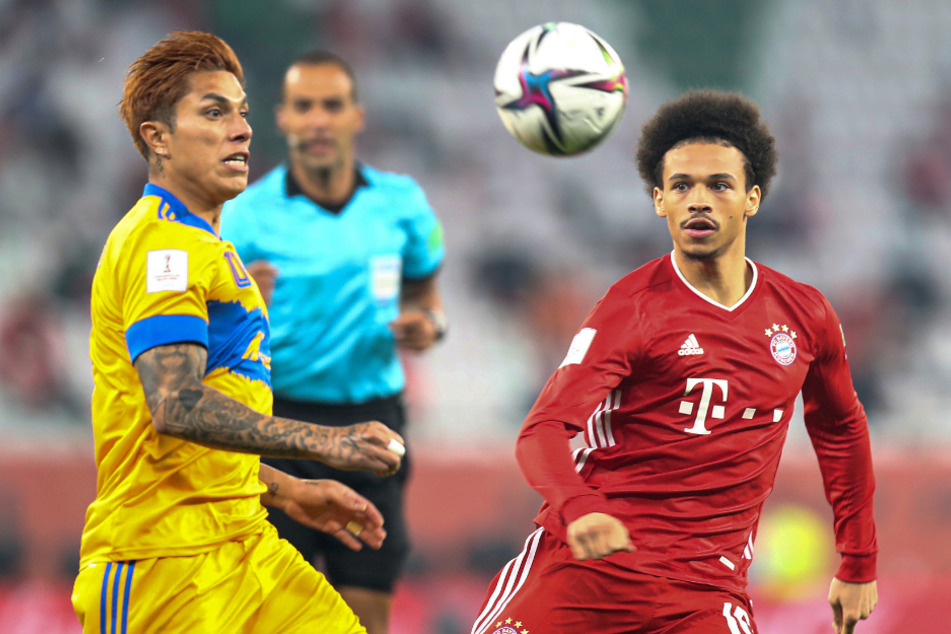 Leroy Sané (r.) und Ex-Frankfurter Carlos Salcedo in Aktion.