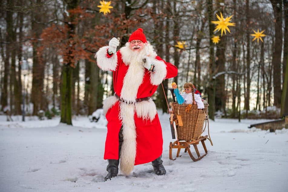 Für die Kinder kommt der Weihnachtsmann sogar auf die Festung.