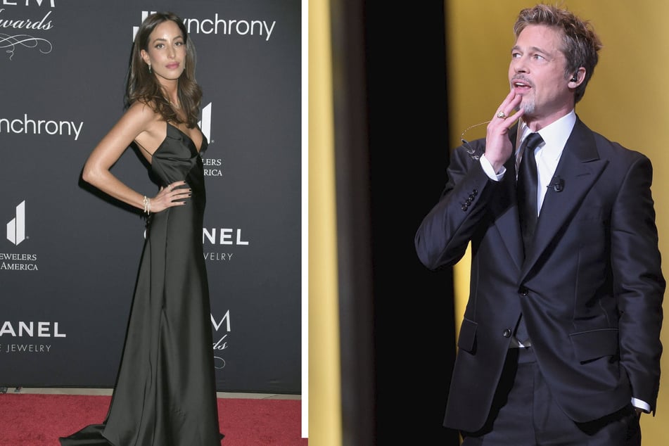 Jewelry designer Ines de Ramon (l) and Oscar winner Brad Pitt met last year through mutual friends.