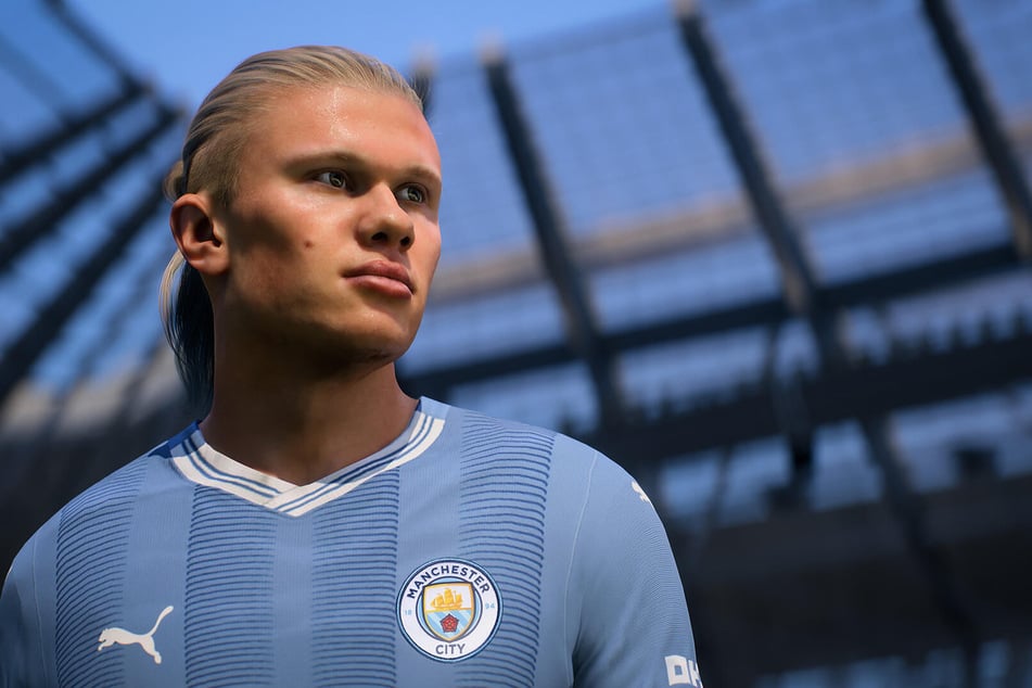 Erling Haaland (23) von Manchester City ziert das Cover von "EA Sports FC 24".