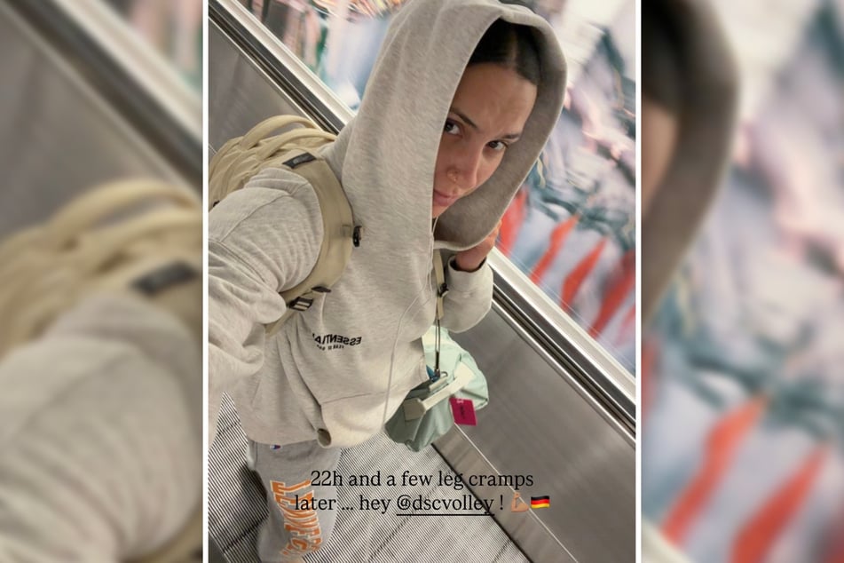 Raeven Chase (26) war insgesamt 22 Stunden bis nach Dresden unterwegs.