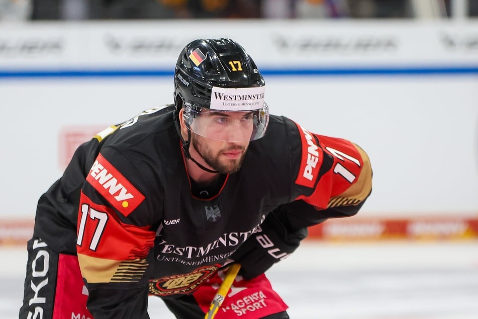 Tobias Eder lief insgesamt 27 Mal für die deutsche Eishockey-Nationalmannschaft auf.