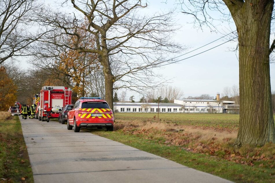 Die Feuerwehr rückte am Montagmorgen zu einem Entsorgungsunternehmen in Jöhstadt (Erzgebirge) aus. Die Behörden warnten vor einer giftigen Rauchwolke