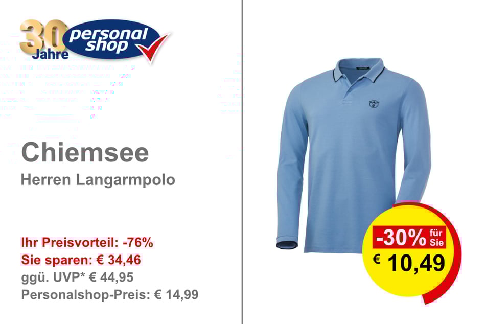Chiemsee Herren Langarmpolo