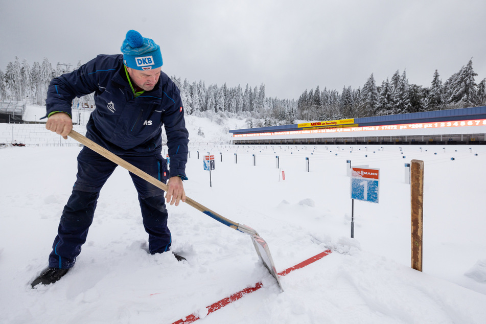 Das Wetter in Oberhof spielt rechtzeitig vor Beginn der Biathlon-WM (8. bis 19. Februar) mit.