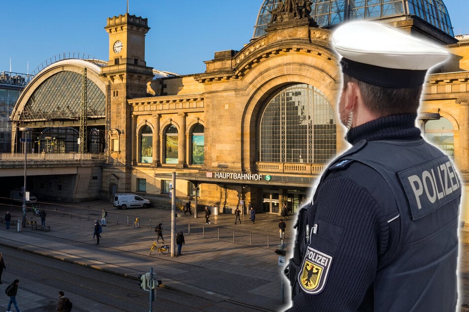 Dresden: Aggressiver Randalierer im Hauptbahnhof: Polizei findet Waffen und illegale Böller